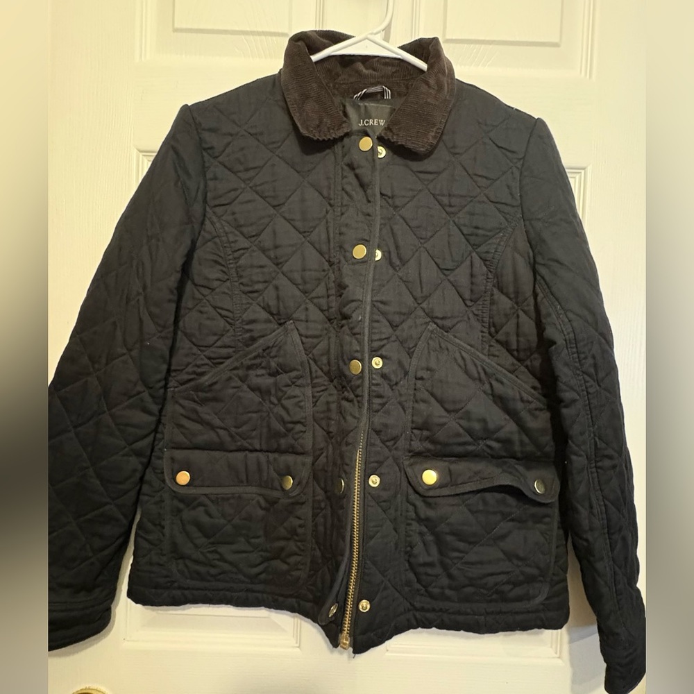 J Crew quilted barn jacket